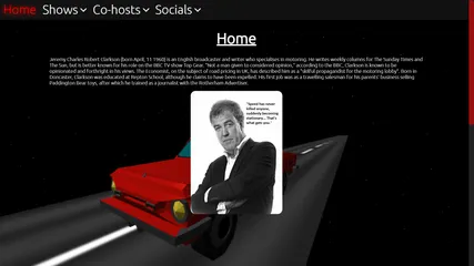 A website about Jeremy Clarkson